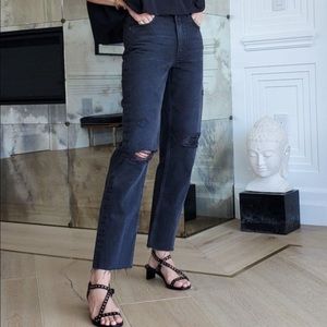 Anine Bing Distressed Etta Jeans